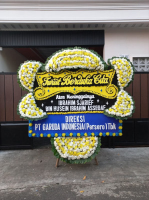 Papan Bunga Duka di Panggungharjo