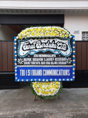 Papan Bunga Duka di Panggungharjo